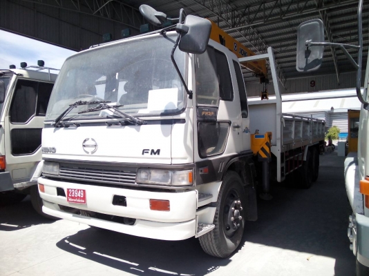 ขายรถ 10 ล้อกะบะติดเครน 5 ตัน 4 ปลอก HINO รุ่น 3H เครื่องยนต์ 195 แรงม้า