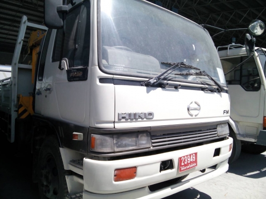 ขายรถ 10 ล้อกะบะติดเครน 5 ตัน 4 ปลอก HINO รุ่น 3H เครื่องยนต์ 195 แรงม้า