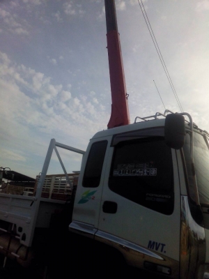 ขายรถ ISUZU DECA 210 แรงม้า เครื่อง 6HH1 ติดเครน UNIC 3 ตัน 4 ปลอก รุ่น UR-344 6