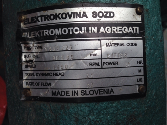ขายหัวปั้มน้ำหอยโข่ง made in Slovenia ใบพัดทองเหลือง ขนาดเข้า 3นิ้ว ออก 2.5นิ้ว ของใหม่ไม่เคยใช้งาน ขายหัวปั้มน้ำหอยโข่ง made in Slovenia ใบพัดทองเหลือง ขนาดเข้า 3นิ้ว ออก 2.5นิ้ว ของใหม่ไม่เคยใช้งาน