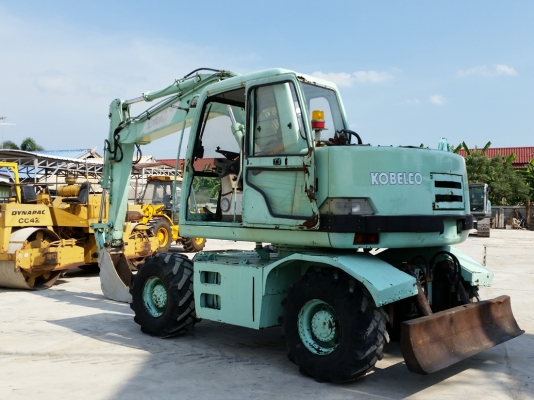 มาใหม่ รถขุดล้อยาง SK100W KOBELCO ไม่เคยใช้งานในไทย สภาพสวย เอวดี เครื่องแน่น เอกสารครบ