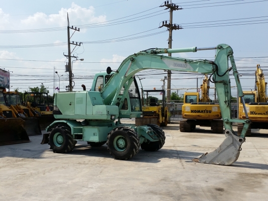 มาใหม่ รถขุดล้อยาง SK100W KOBELCO ไม่เคยใช้งานในไทย สภาพสวย เอวดี เครื่องแน่น เอกสารครบ