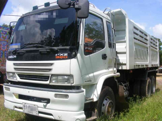 **2,250,000 บ.ต่อรอง/// 10ล้อพ่วงดั้มสามมิตร DECA-320 EURO-2 **ขาย ISUZU DECA 320 MAXLOAD 22ล้อพ่วง แม่+ลูกดั้มเหล็ก สามมิตรลอนเฉียง ISUZU DECA FXZ23NZH2 4 6SD1-TC 320แรง EURO-2 ปี50 (แม็กซ์โหลด) เครื่องเดิม เกียร์เดิม เครื่องดี แน่นดี แรง เกียร์ดี เข้าง่