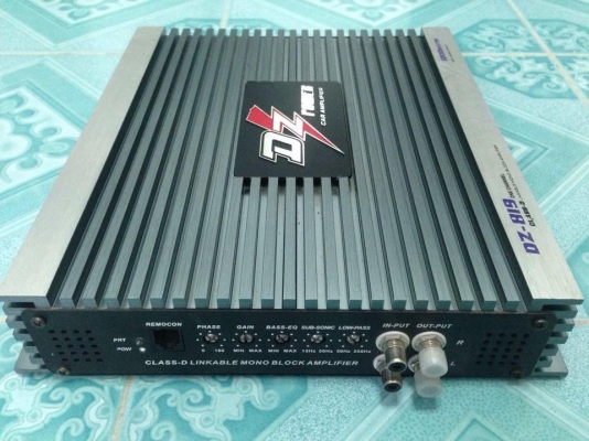 แอมป์คลาสดี DZ-819 1200w มือสองสภาพดี ใช้งานปกติเดิมๆไม่เคยแกะฝา ขับซับ10"หล่อ12"ปั้มได้ ขาย 2250 บาท แอมป์คลาสดี DZ-819 1200w มือสองสภาพดี ใช้งานปกติเดิมๆไม่เคยแกะฝา ขับซับ10"หล่อ12"ปั้มได้ ขาย 2250 บาท