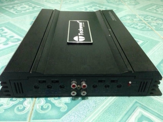 .แอมป์คลาสเอบี4ch Techwood มือสอง ขับกลางแหลมดีใช้งานปกติ เดิมๆเสียงดี ขาย 1350 บาท
