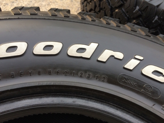 BF Goodrich All-terrain 285 75 r16 ดอก1เซนต์ ติดหนวด