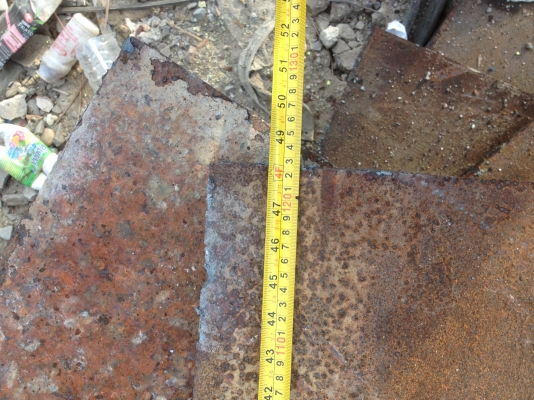 ขายแผ่นเหล็กหนา 14 มิล