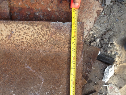 ขายแผ่นเหล็กหนา 14 มิล