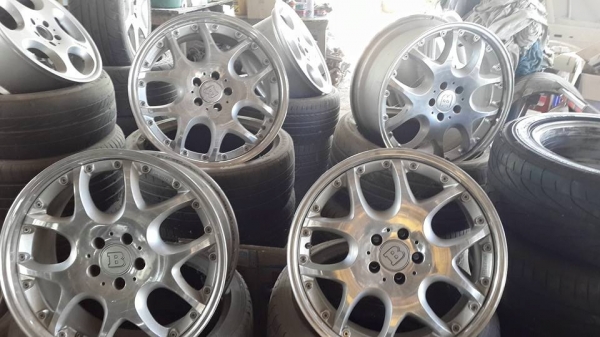 ขาย ล้อ brabus block 5 R 18 หน้า8.5หลัง  9.5 ขาย 24500