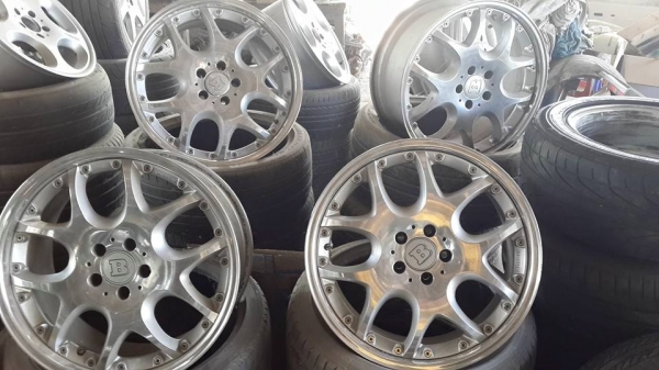 ขาย ล้อ brabus block 5 R 18 หน้า8.5หลัง  9.5 ขาย 24500