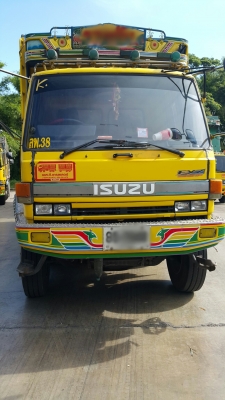 ขายรถพ่วง 24 ล้อ แม่-ลูก กระบะเนียมคอกเกษตรดั้ม ISUZU 240 วางเครื่อง.P11C-320 เกียร์ฟูเลอร์ รถใช้งาน ราคา 1200000 สนใจรีบจองด่วน