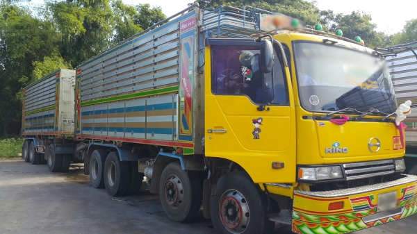 ขายรถพ่วง 24 ล้อ แม่-ลูก กระบะเนียมคอกเกษตรดั้ม HINO PROFIA P11C-320 เกียร์ฟูเลอร์ รถสวย ราค 1500000 ต่อรอง สนใจโทรจองด่วน ขายรถพ่วง 24 ล้อ แม่-ลูก กระบะเนียมคอกเกษตรดั้ม HINO PROFIA P11C-320 เกียร์ฟูเลอร์ รถสวย ราค 1500000 ต่อรอง สนใจโทรจองด่วน