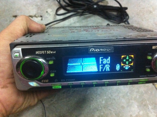 เครื่องเสียงติดรถยนต์ Pioneer เครื่องเล่น CD แบบถาดเปลี่ยน 6 แผ่น