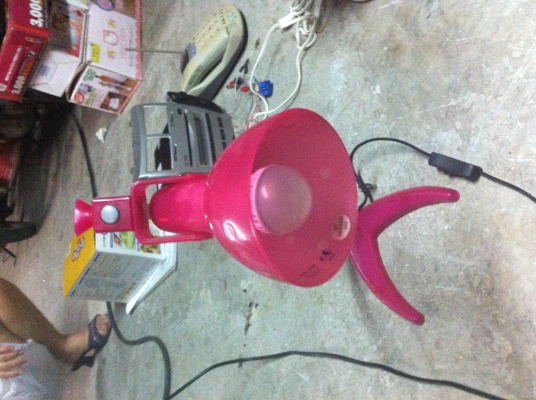 โครมไฟสองแบบตามภาพอันแรกโครมไฟหลอด LED อันที่สองแบบคีบเป็นหลอดประหัยดไฟหมุนได้รอบทิศทาง