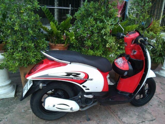 ทะเบียนสวยพร้อมรถ  honda scoopy 110i ปี52 แดงขาว ล้อโต  25,000