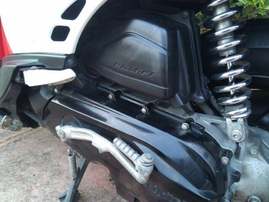 ทะเบียนสวยพร้อมรถ  honda scoopy 110i ปี52 แดงขาว ล้อโต  25,000