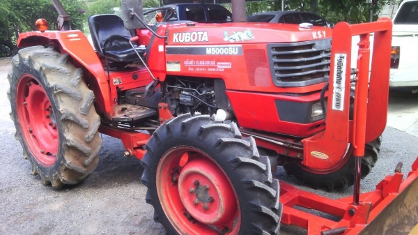 ขายรถไถ KUBOTA M5000 พร้อมดันหน้า รถสวยสภาพดี ราคา 335,000 อ.แกลง จ.ระยอง สอบถาม 0818618678 id line=carbonthai