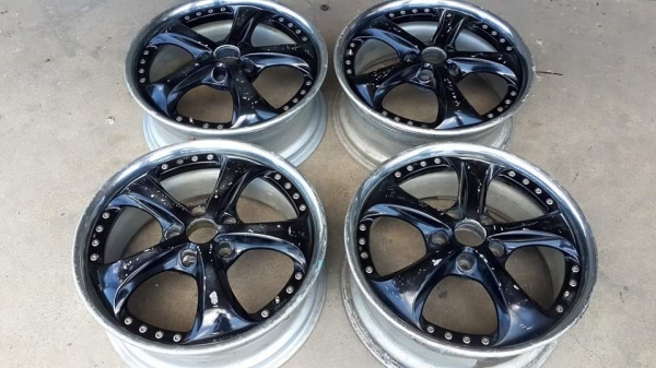 W-work แท้ญี่ปุ่น ล้อ2ชิ้น ขอบ 18 5รู114