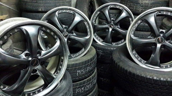 W-work แท้ญี่ปุ่น ล้อ2ชิ้น ขอบ 18 5รู114