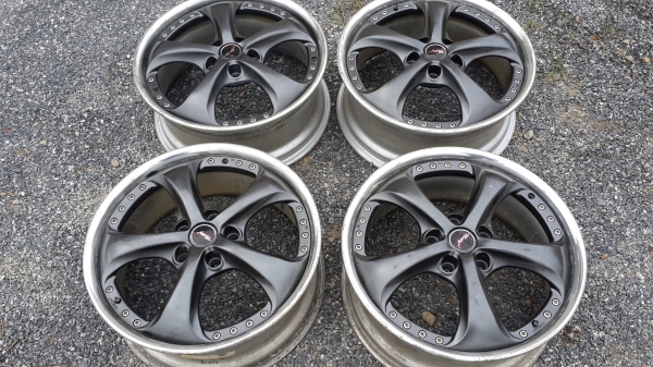 W-work แท้ญี่ปุ่น ล้อ2ชิ้น ขอบ 18 5รู114