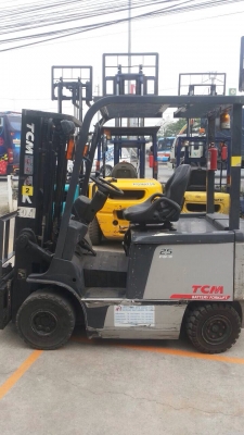 รถไฟฟ้านั่งขับ tcm-7 2.5ton เสา 4.3 เมตร ทริปเปิ้ล ฟลูฟรี สไล์คชิฟ