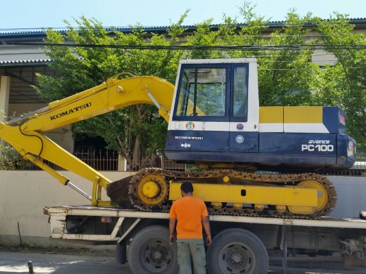 มาแล้วนะครับ - รถขุด แบคโฮ KOMATSU PC 100-3 พร้อมใช้งาน มือสองญี่ปุ่น