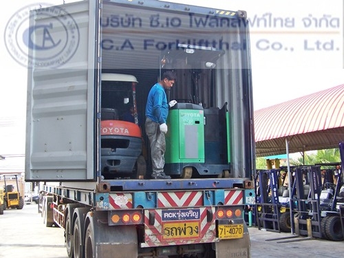 ขาย รถโฟล์คลิฟท์ไฟฟ้า TOYOTA รุ่น 7FBRS15