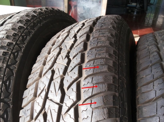 ยาง maxxis 700 bravo at 31x10.5 ขอบ 15 ปี 2014 สภาพสดใหม่สุดๆ