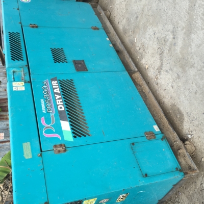 ขายเครื่องปั๊มลมยี่ห้อAIRMAN PDS390sปี2000ยังไม่เคยใช้งานในไทยลม8.5บาร์