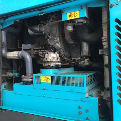 ขายเครื่องปั๊มลมยี่ห้อAIRMAN PDS390sปี2000ยังไม่เคยใช้งานในไทยลม8.5บาร์