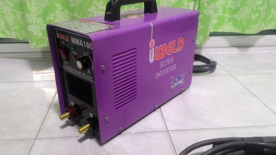 เครื่องเชื่อมระบบอินเวอร์เตอร์ IWELD MMA  160a  สภาพดี  อุปกรณ์สายเชื่อมครบพร้อมใช้ครับ