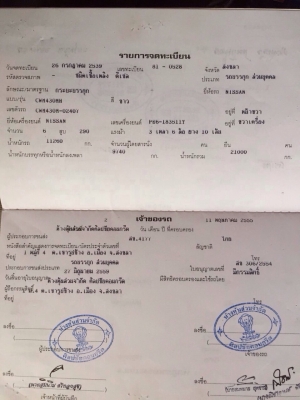 ขายสิบล้อพ่วงแม่ลูกนิสสันยูดี UD 290 เดิม รถสวย สภาพดี ยางเต็ม