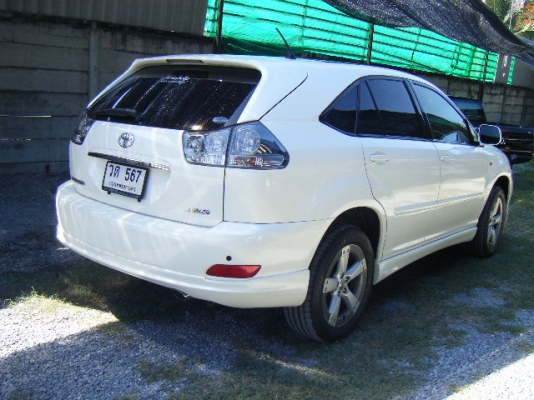 toyota harrier rx300 airs รุ่นท็อปหลังคาแก้ว ชุดแต่ง สีขาวมุก