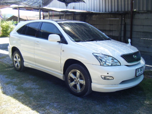 toyota harrier rx300 airs รุ่นท็อปหลังคาแก้ว ชุดแต่ง สีขาวมุก