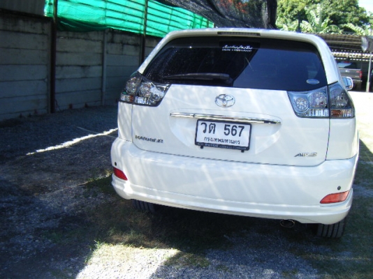 toyota harrier rx300 airs รุ่นท็อปหลังคาแก้ว ชุดแต่ง สีขาวมุก