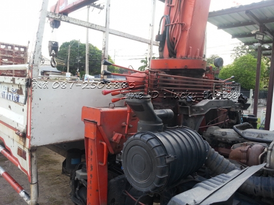 ขาย Hino MEGA FG 6 ล้อติดเครน Unic 3ตัน3ปลอก ปี47