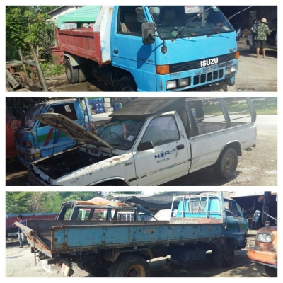 ขายรวม 3 คัน มีเล่มทะเบียน ภาษีไม่ขาด 2คัน มีดั้ม 1 คัน ใช้งานได้ปกติทุกคัน ขายแยกเป็นคันก็ขาย รองโทรมาคุยครับ