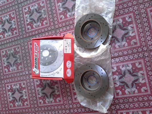 จานเบลค Runstop nissan  march