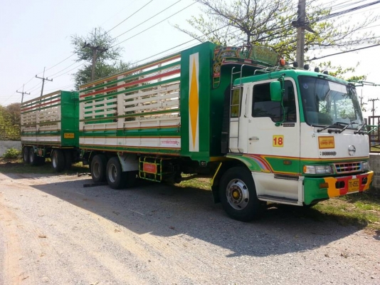 ขายพ่วงHINO วางเครื่องแดวู 320แรง 2เพลา ช่วงล่างZM พ.เพาเวอร์ เบรกทิฟฟี่ เครื่องดี คัชซีสวย ยางดี ภายในสวย แอร์เย็น สภาพพร้อมใช้งาน เอกสารพร้อมโอน สนใจโทร 090-8588220คุณนะ 093-3258446คุณบิว ID:narong498 หรือเข้าดูสินค้าอื่นๆได้ที่ www.truck.in.th/498 หรือ