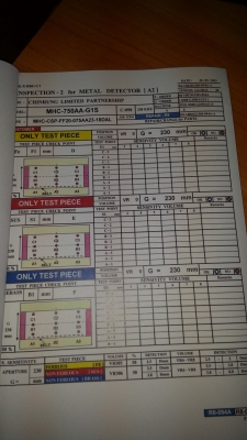 ขายเครื่องตรวจจับโลหะจำนวน 2 เครื่องพร้อมติดตั้งใช้งานได้ทันทีราคา เครื่องละ 200,000 บาท ขายเครื่องตรวจจับโลหะจำนวน 2 เครื่องพร้อมติดตั้งใช้งานได้ทันทีราคา เครื่องละ 200,000 บาท