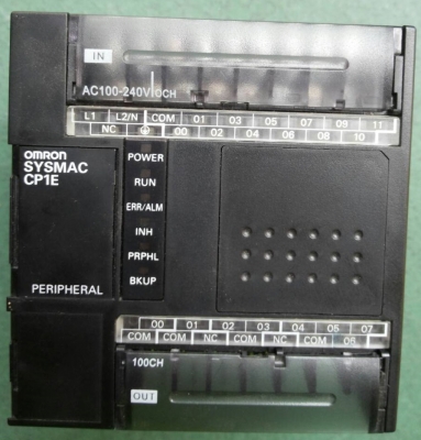 PLC OMRON MODEL:CP1E-E20DR-A