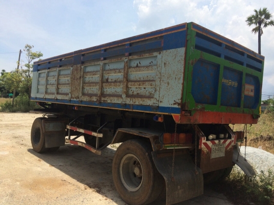 หางพ่วงดั้มราคาถูก2เพลา2.50x6เมตร