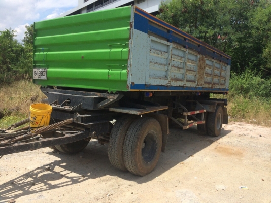 หางพ่วงดั้มราคาถูก2เพลา2.50x6เมตร