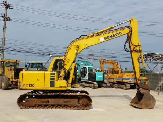 ขาย รถแบคโฮ ยีห้อ KOMASU PC130-6K รถเก่านอกแท้ ไม่เคยผ่านการใช้งานในไทย