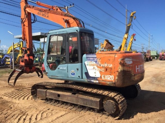 ขายรถแบคโฮ HITACHI EX120-3 มีระบบปากคีบหมุน 360 องศา รถนอกนำเข้าเองจากญี่ปุ่น สภาพสวยพร้อมใช้งาน มีVDOครับ ขายรถแบคโฮ HITACHI EX120-3 มีระบบปากคีบหมุน 360 องศา รถนอกนำเข้าเองจากญี่ปุ่น สภาพสวยพร้อมใช้งาน มีVDOครับ