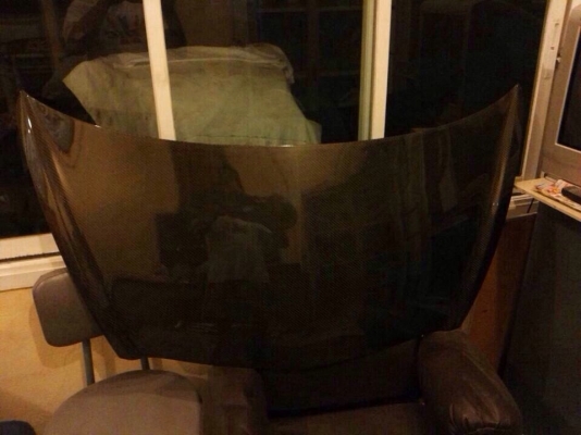 ฝาหน้าคาบอน honda jazz jd