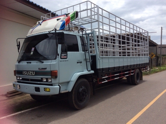 ISUZU Rocky6ล้อ( FTR ห้างแท้)  ยาว7.2 ม. เบรคจิ๊ฟฟี่ พวงมาลัยพาว์เวอร์ เครื่องดี ขับดี ครัทซีสวย พื้นปูเหล็ก รั้วแป๊บสูง ขาย 630,000 บาท(ติดต่อศุภากร 081-4252943)