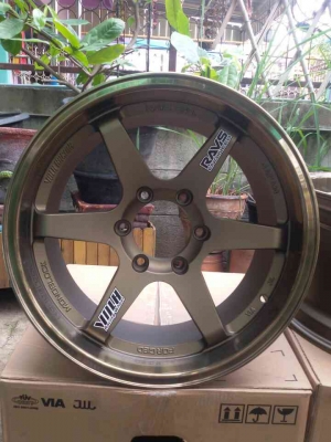 ล้อ TE37 ขอบ 18 ก้านตรง ชุดล่ะ 18000