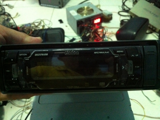 Clarion DXZ576USB 24Bit 6V USB MP3 CD FMคลื่นไทย ปรีเอ้า4ชุด AUX1ชุด สภาพสวย มือ2