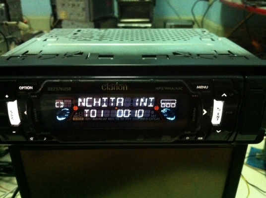 Clarion DXZ576USB 24Bit 6V USB MP3 CD FMคลื่นไทย ปรีเอ้า4ชุด AUX1ชุด สภาพสวย มือ2